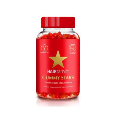 مکمل مولتی ویتامین تقویت موی هیرتامین Hairtamin Gummy Stars تعداد 60 عدد