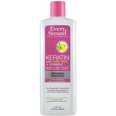 شامپو کراتینه ترمیم کننده آلوئه ورا اوری استرند Every Strand Keratin حجم 399 میلی لیتر
