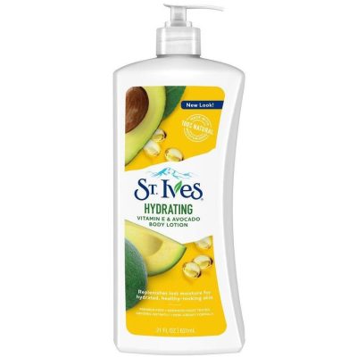 لوسیون بدن آووکادو سینت ایوز St Ives Hydrating Avocado حجم 621 میل
