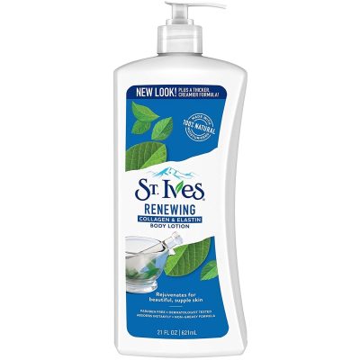 لوسیون بدن کلاژن و الاستین سینت ایوز St Ives Renewing حجم 621 میلی لیتر