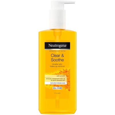 ژل میسلار پاک کننده آرایش زردچوبه نوتروژنا Neutrogena Clear Soothe حجم 200 میلی لیتر