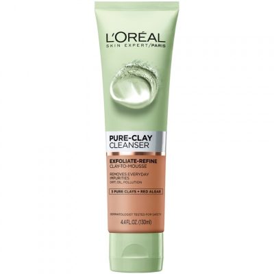 ژل پاک کننده روزانه صورت لورال LOreal Pure Clay Cleanser