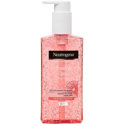 ژل پاک کننده و روشن کننده صورت گریپ فروت نوتروژنا Neutrogena Fresh Clear حجم 200 میل