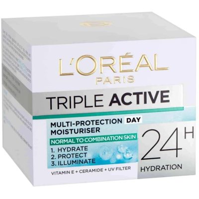 کرم آبرسان روز لورال تریپل اکتیو LOreal Triple Active حجم 50 میلی لیتر