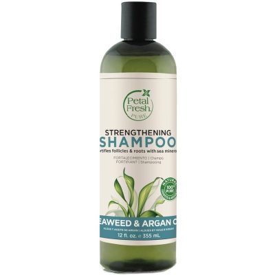 شامپو استحکام بخش جلبک دریایی و روغن آرگان پتال فرش Petal Fresh Seaweed Argan حجم 355 میلی لیتر