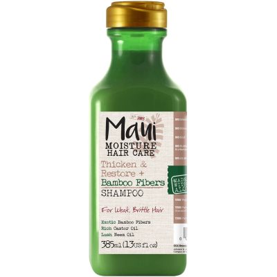 شامپو ضخیم کننده بامبوی مائوئی مویسچر Maui Bamboo Fibers حجم 385 میلی لیتر