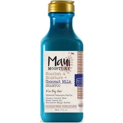 شامپو مغذی و آبرسان شیر نارگیل مائوئی مویسچر Maui Coconut Milk حجم 385 میلی لیتر