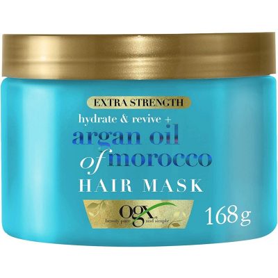 ماسک موی آبرسان و ترمیم کننده آرگان مراکشی او جی ایکس Ogx Extra Strength وزن 168 گرم