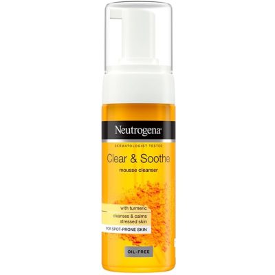 موس شوینده صورت زردچوبه نوتروژنا Neutrogena Clear Soothe حجم 150 میلی لیتر