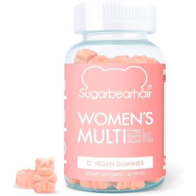 مکمل مولتی ویتامین تقویت موی بانوان شوگربیرهیر Sugarbearhair Multi جعبه 60 عددی