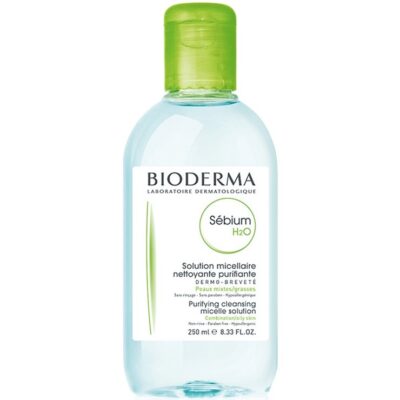 میسلار واتر پاک کننده آرایش پوست چرب و مختلط بایودرما Sebium H2O حجم 250 میل