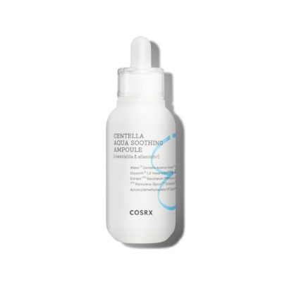 آمپول آکوا سنتلا کوزارکس - Centella Aqua Soothing Ampoule Cosrx با طراحی ساده و شفاف، مناسب برای تسکین و آبرسانی پوست.