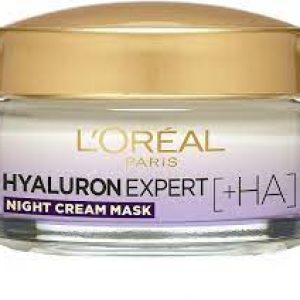 hyaluron expert night cream mask کرم ماسک هیالورونیک اسید اکسپرت لورال فرانسه یکتاآرا