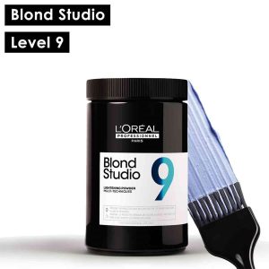 پودر دکلره بلوند استودیو 9 لورآل LOREAL Blond Studio 9