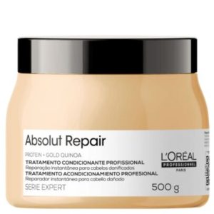 ماسک مو داخل حمام مخصوص موهای آسیب دیده لورال پروفشنال مدل ابسولوت ریپیر حجم 500 میل Loreal Absolut Reapair Masque
